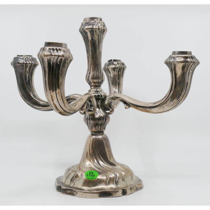 German 835 Silver Candelabra 10'' - 735 Grams