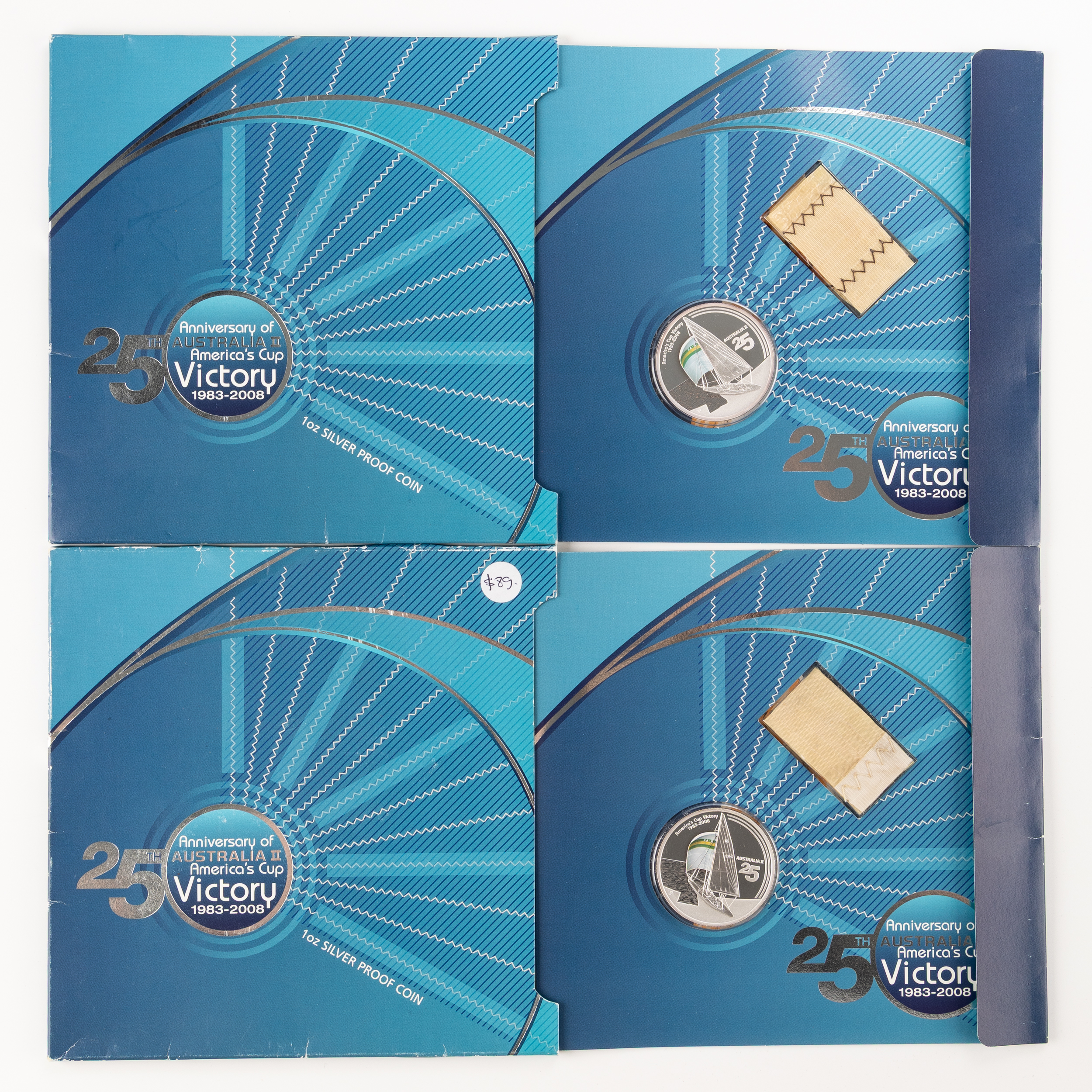 Elizabeth II, Perth Mint - 25th Anniversary of Australia II America's Cup victory, One Dollar, 2008, UNC