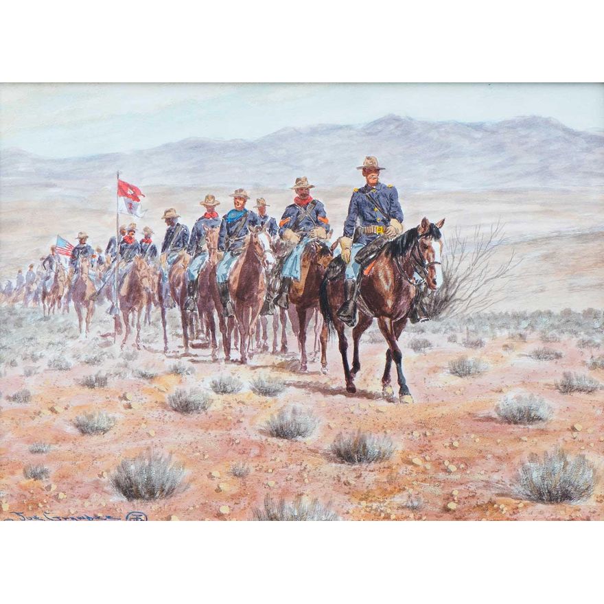 On the Trail of Comanche Raiders by Joe Grandee (1929- )