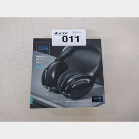 WIRELESS BT STEREO HEADSET - BLACK -ANC