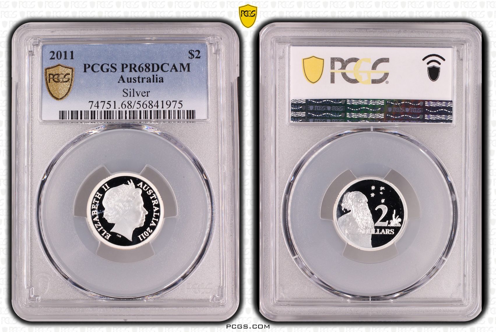 Silver, Two Dollar, 2011, PR68DCAM