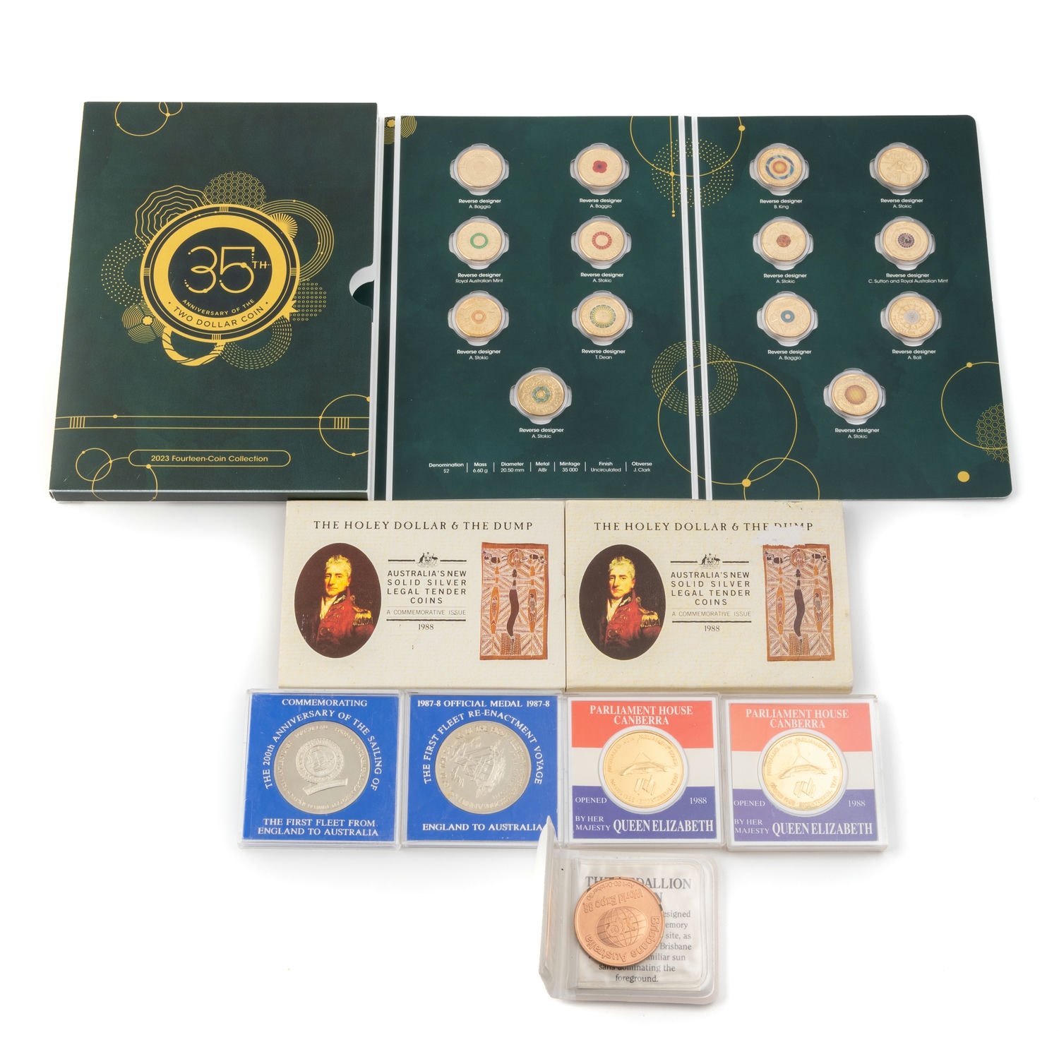 Elizabeth II, 35th Anniversary of the Two Dollar Coin, Two Dollars, 2023, UNC
