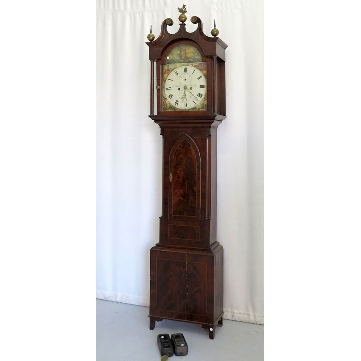 VICTORIAN SCOTTISH MAHOGANY LONGCASE CLOCK, maker James Black, Kirkaldy