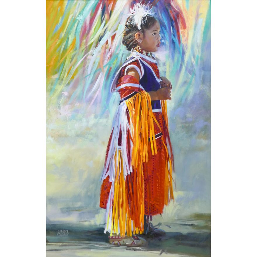 Barbara Summers Edwards ''Dance of the Ribbons'' Oil