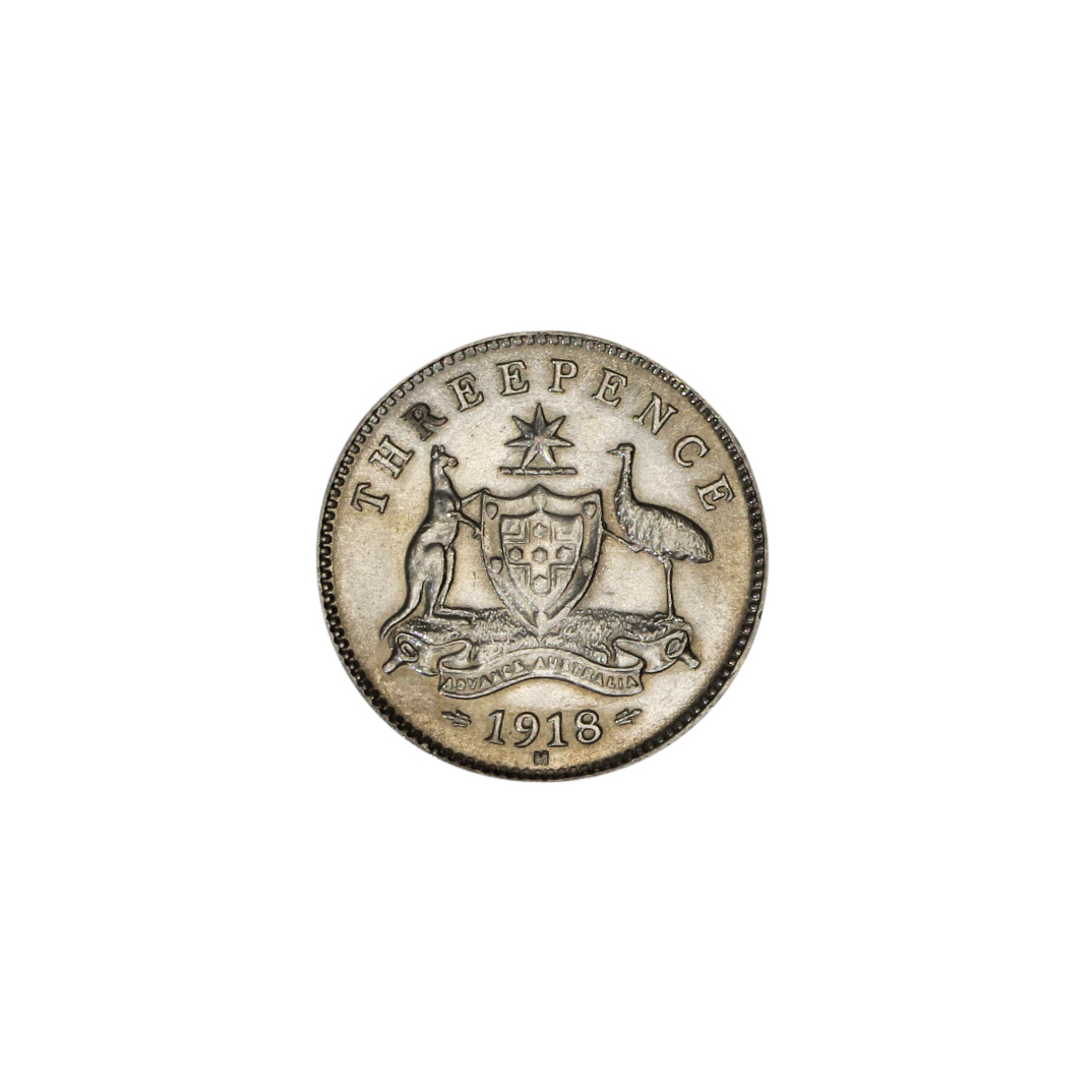 956. · George V, Threepence, 1918, aUNC