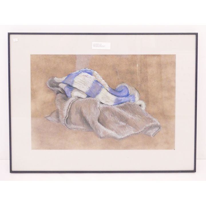 Natale Raine Blanket Pastel- 21x27'' framed