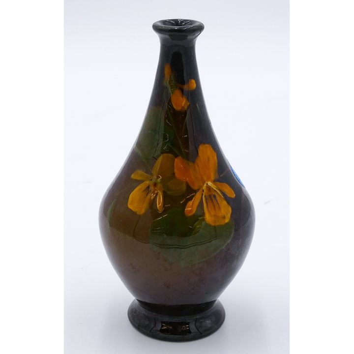 Weller? Floral Glaze Cabinet Vase 6''
