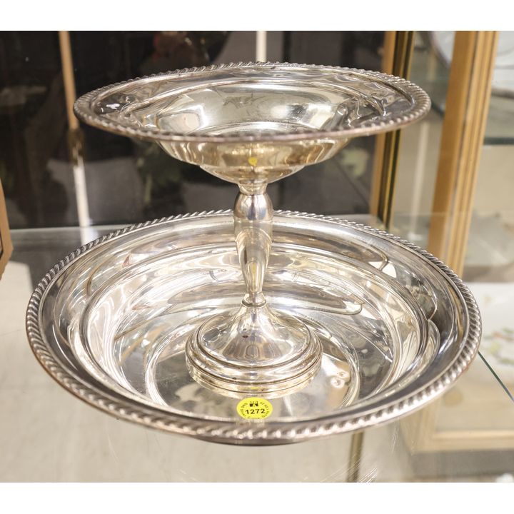 2pc American Sterling Bowl & Weighted Compote - 265 Grams