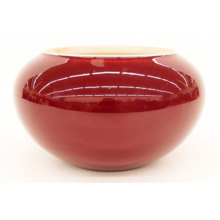 Chinese Qing or Republic Oxblood Bowl