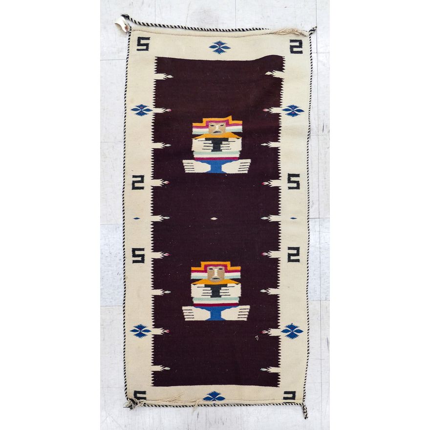 Zapotec Mexican Pictorial Wool Rug