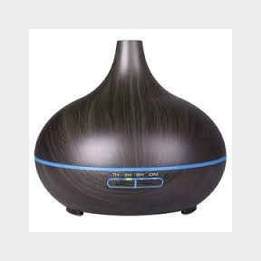 550ML Remote Control Essential Oil Diffuser and Humidifier - Black - 1 Pack-Bar 9902077057523- 51745/21262 SN B1 (S7)