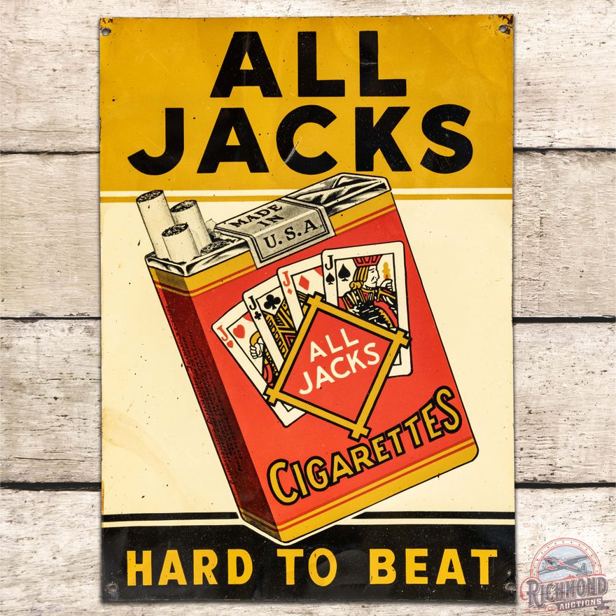 All Jacks Cigarettes Hard to Beat SST Sign