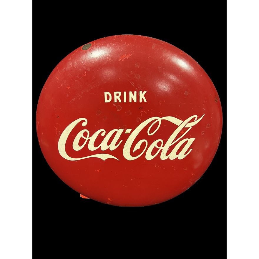 Coca Cola Coke 24" Button Soda Sign