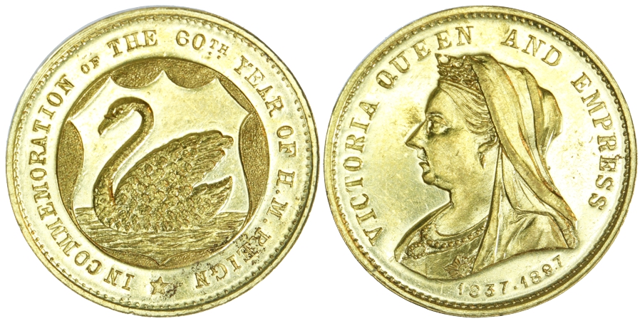 15ct Gold Victoria 60th Year of Reign