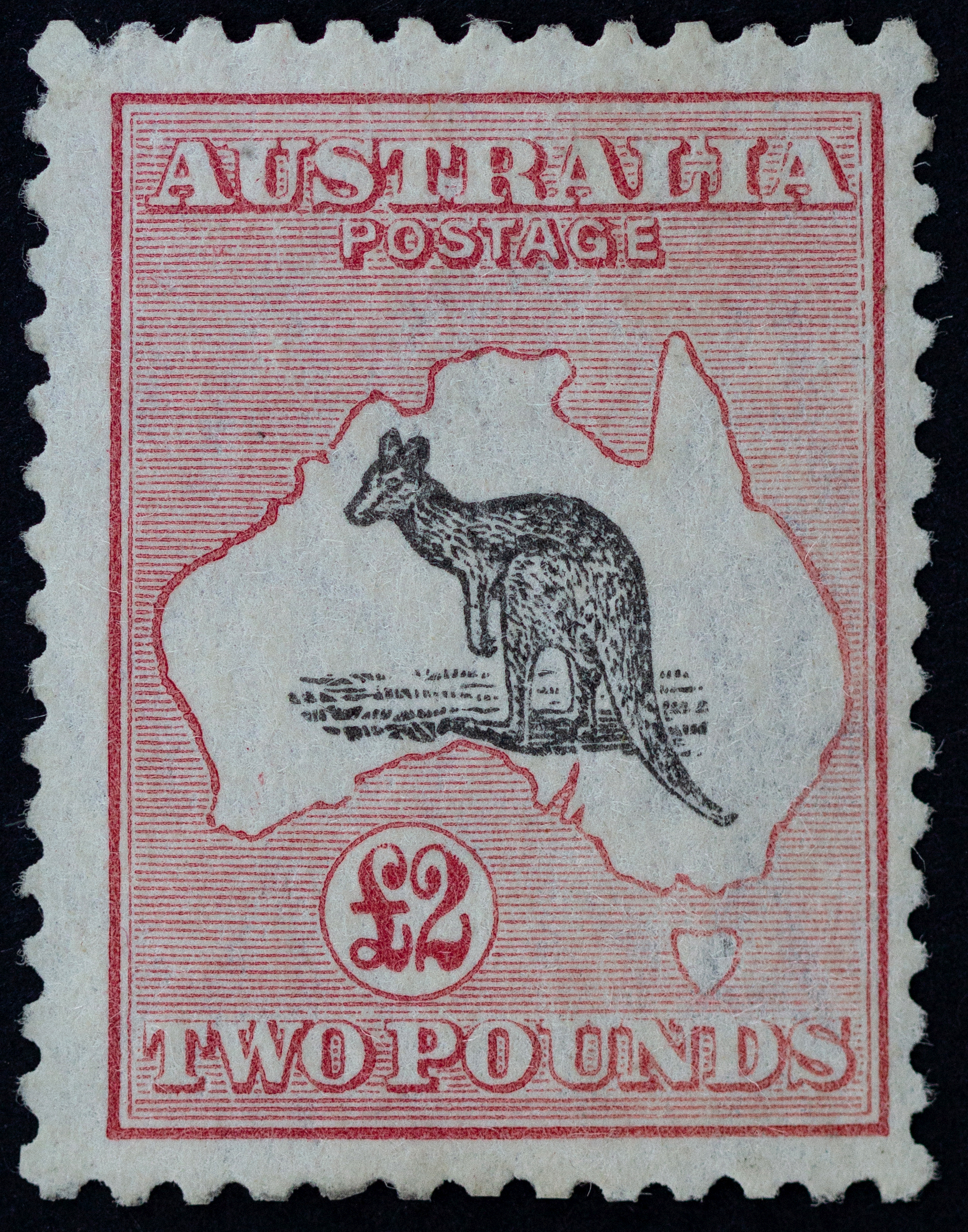 Small Multiple Watermark, Two Pounds, 1929, Good