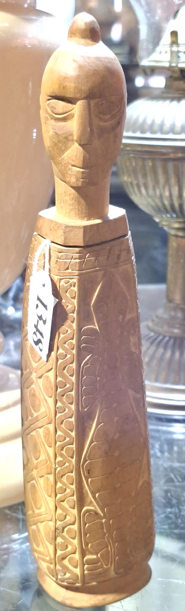 1348 · ANTIQUE BATEL NUT BOX