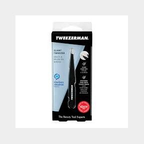 Tweezerman Slant Tweezer - Stainless Steel with Color Finish - Black | 51744/1052 Barcode 9902013820488 AS B3 (S2)