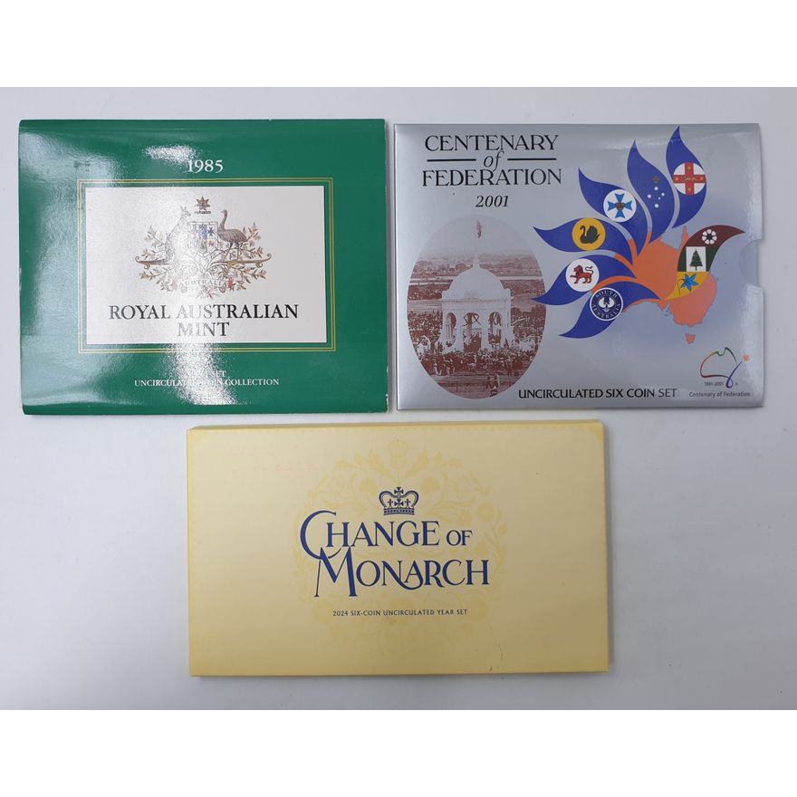 Unc. Coin Sets (x3)