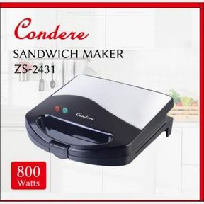 CONDERE SANDWICH MAKER ZS-2521 700W BLACK - 52055/31237
