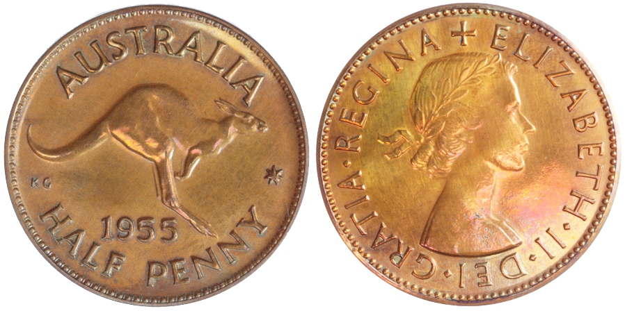 1955 Perth Halfpenny