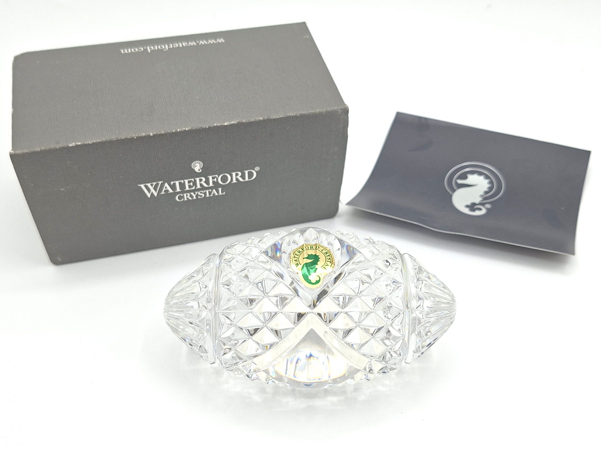 61 · WATERFORD CRYSTAL PAPERWEIGHT