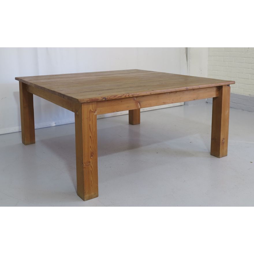 LARGE PINE DINING TABLE