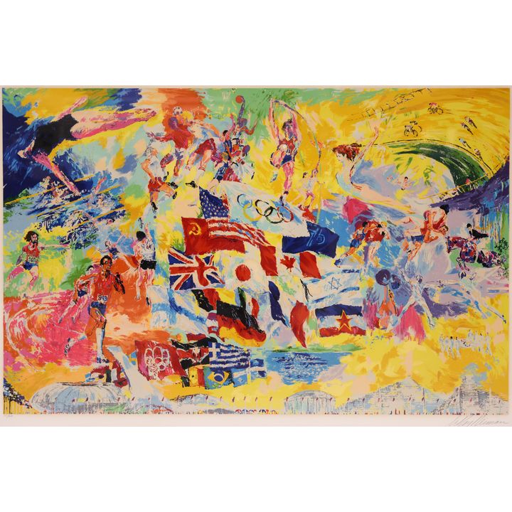 LeRoy Neiman ''Neiman's Montreal '76'' 1977 Serigraph