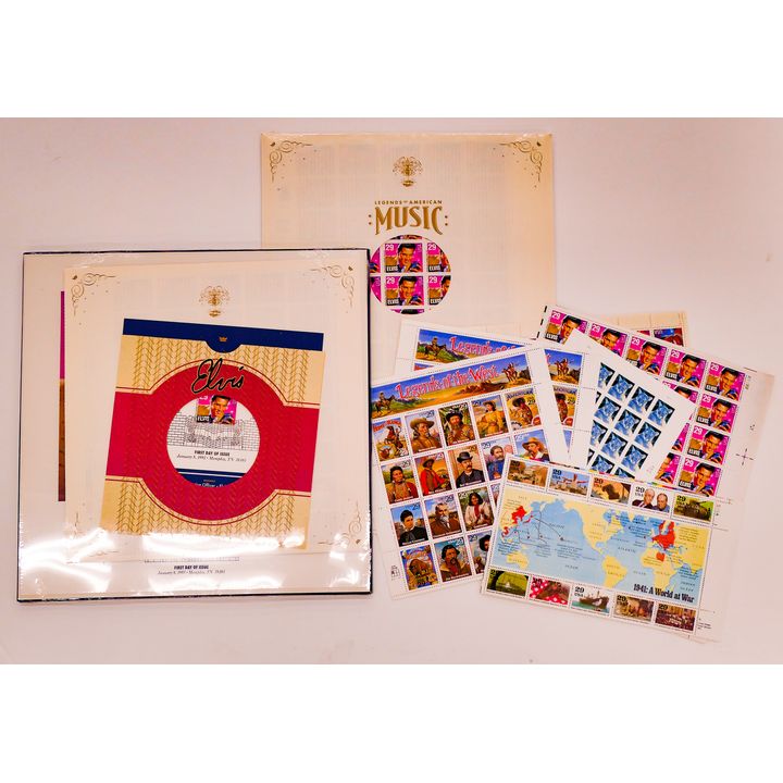 Box 29 Cent Elvis Collector Stamps- $86 Face Value approx