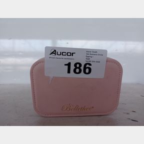 PORTABLE JEWELLERY BOX STORAGE CASE FOR EARRINGS NECKLACE 2 LAYERS - PINK - WOMEN - SMALL JEWELLERY ORGANISER DISPLAY BOX