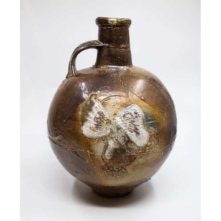 Chester Nealie - Large salt glazed wood fired flagon