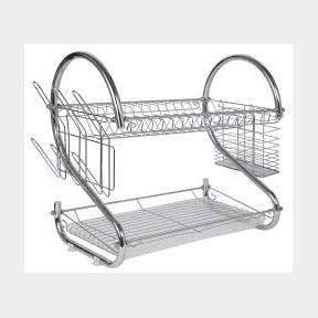 Impressions 2- Tier Stainless Steel Dish Rack - Bar 9902026053514-51748/4528