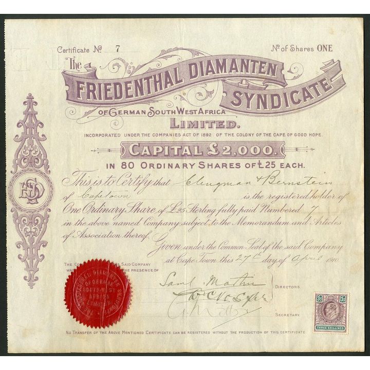 21141 - Bonds and Share Certificates of the World e-Auction | Spink
