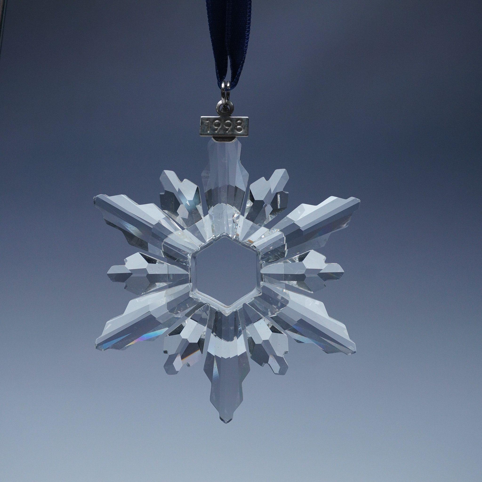【SWAROVSKI】クリスマスオーナメント 1998年 スワロフスキー クリスマスオーナメント スノーフレーク（1998年