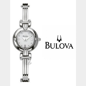 NEW Bulova Bracelet Dam White/Steel WOMEN'S WATCH