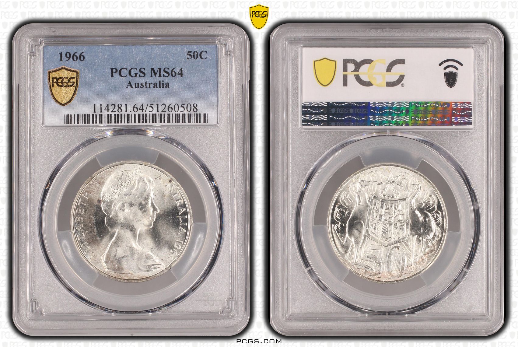 Fifty Cent, 1966, PCGS MS64