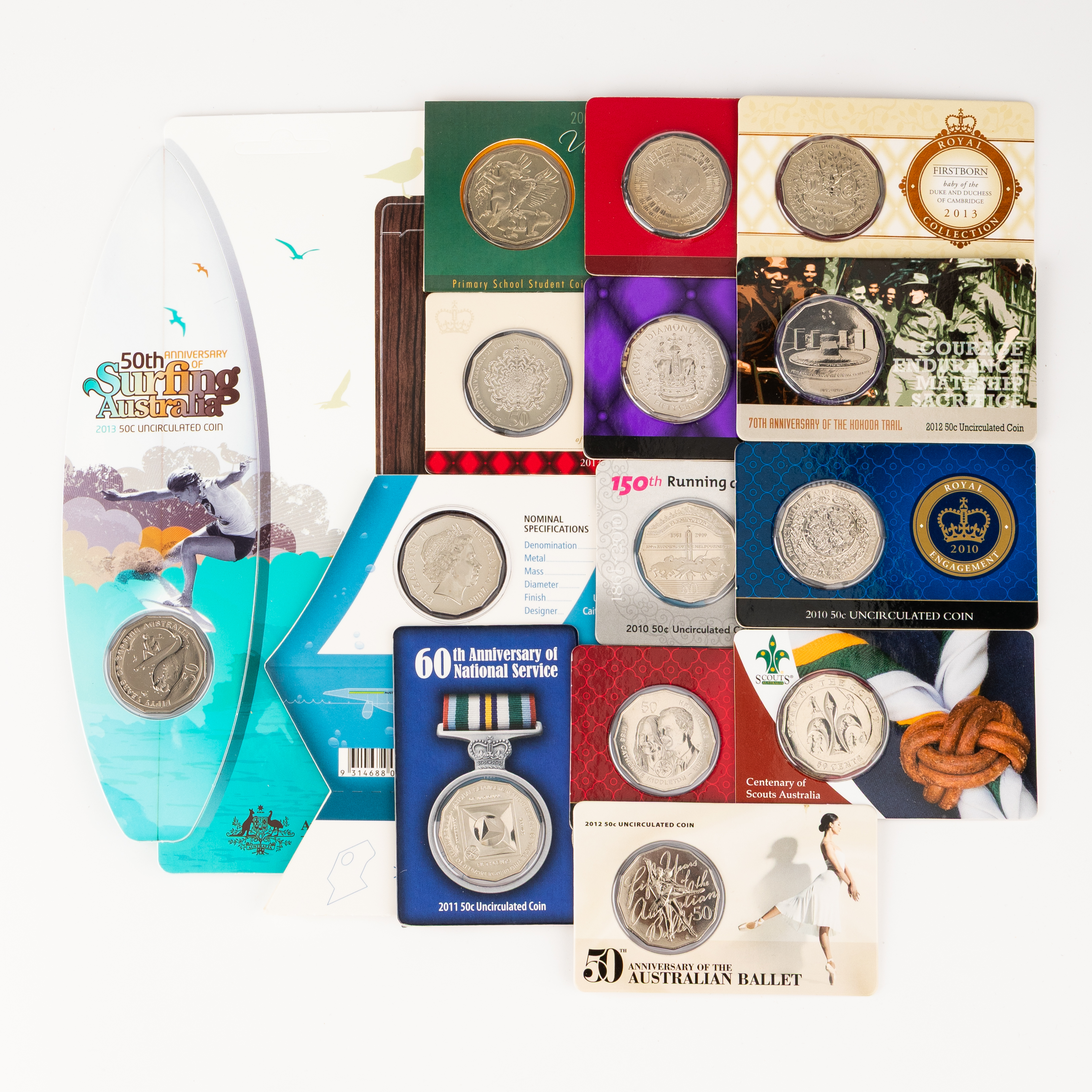 Elizabeth II, RAM - Miscellaneous, Fifty Cents, 2004 - 2013, UNC
