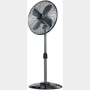 Bennett Read Steel Pedestal Fan - Black - Black- Bar 6009710602614- 51742/536 SN B1 (S6)