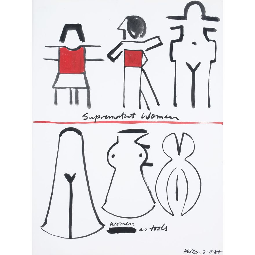 Richard Killeen ‘Suprematist Women ... women as tools’