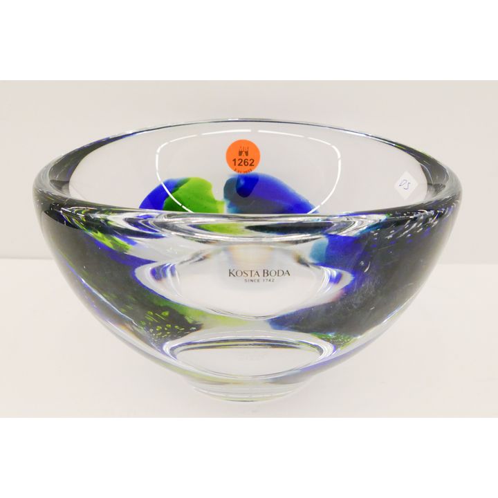 Kosta Boda Goran Warff Crystal Bowl- 4x7''