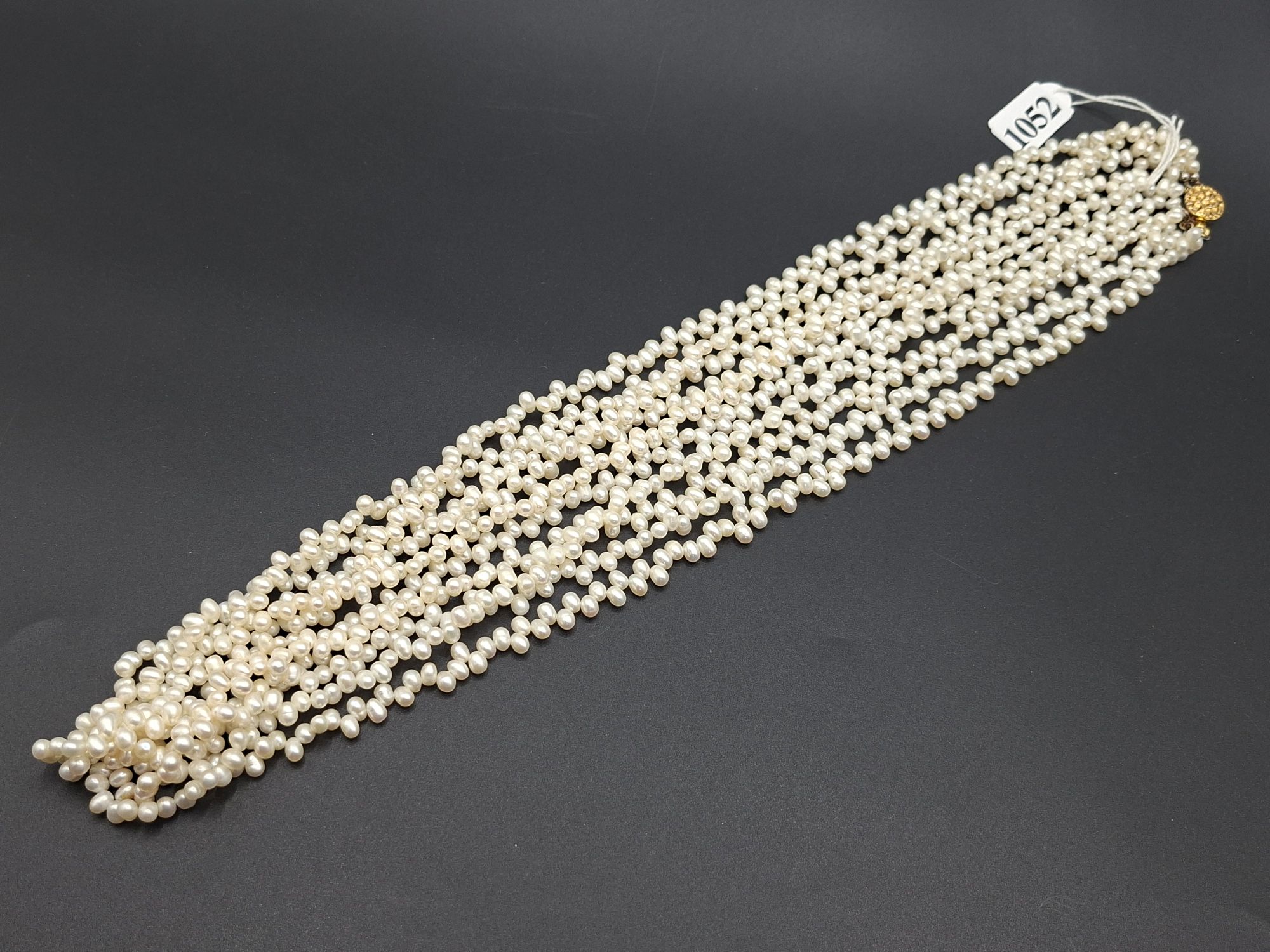 Beautiful Five Strand Pearl Necklace