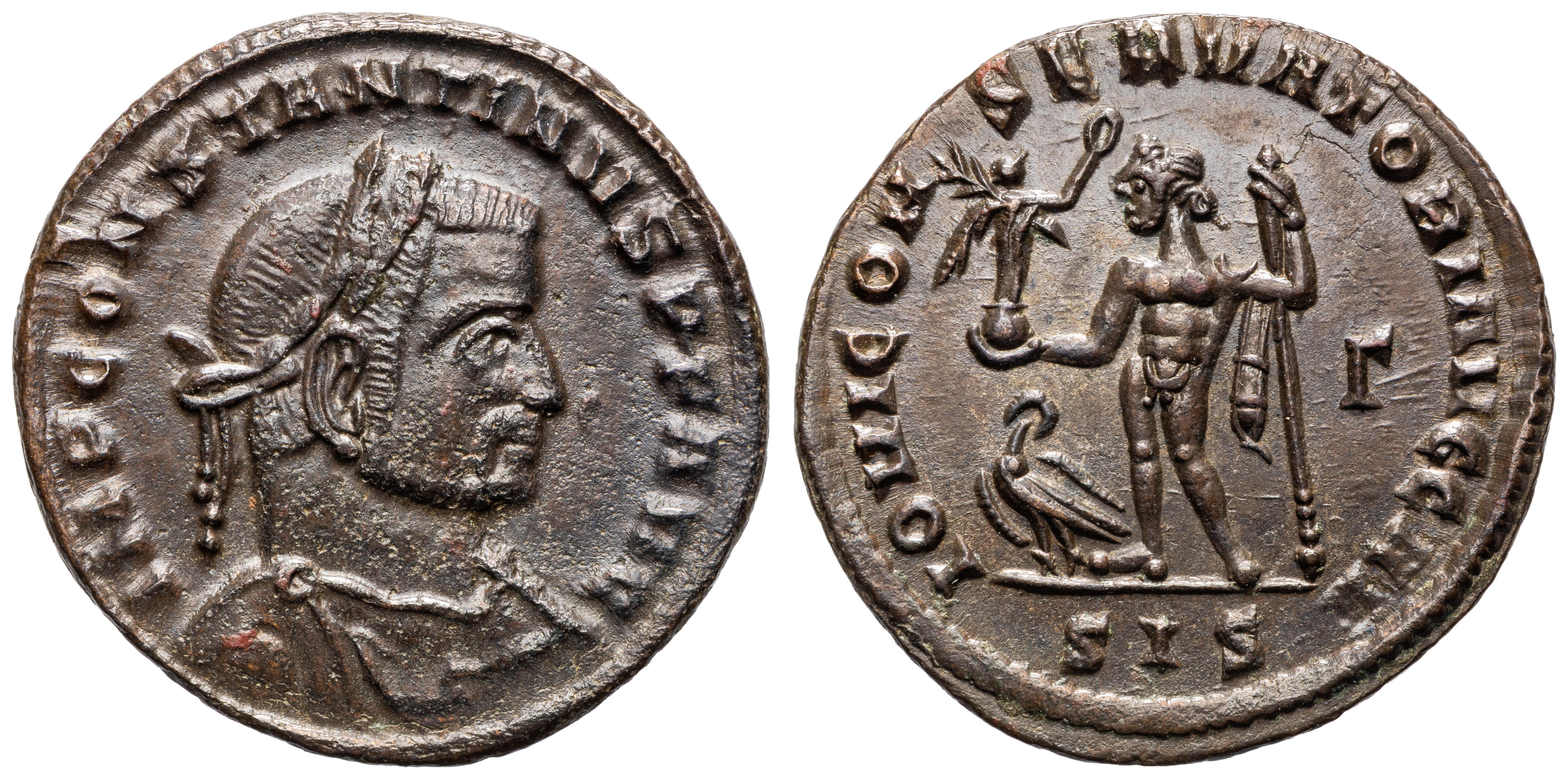 Constantine the Great, Follis, 307-337AD, UNC