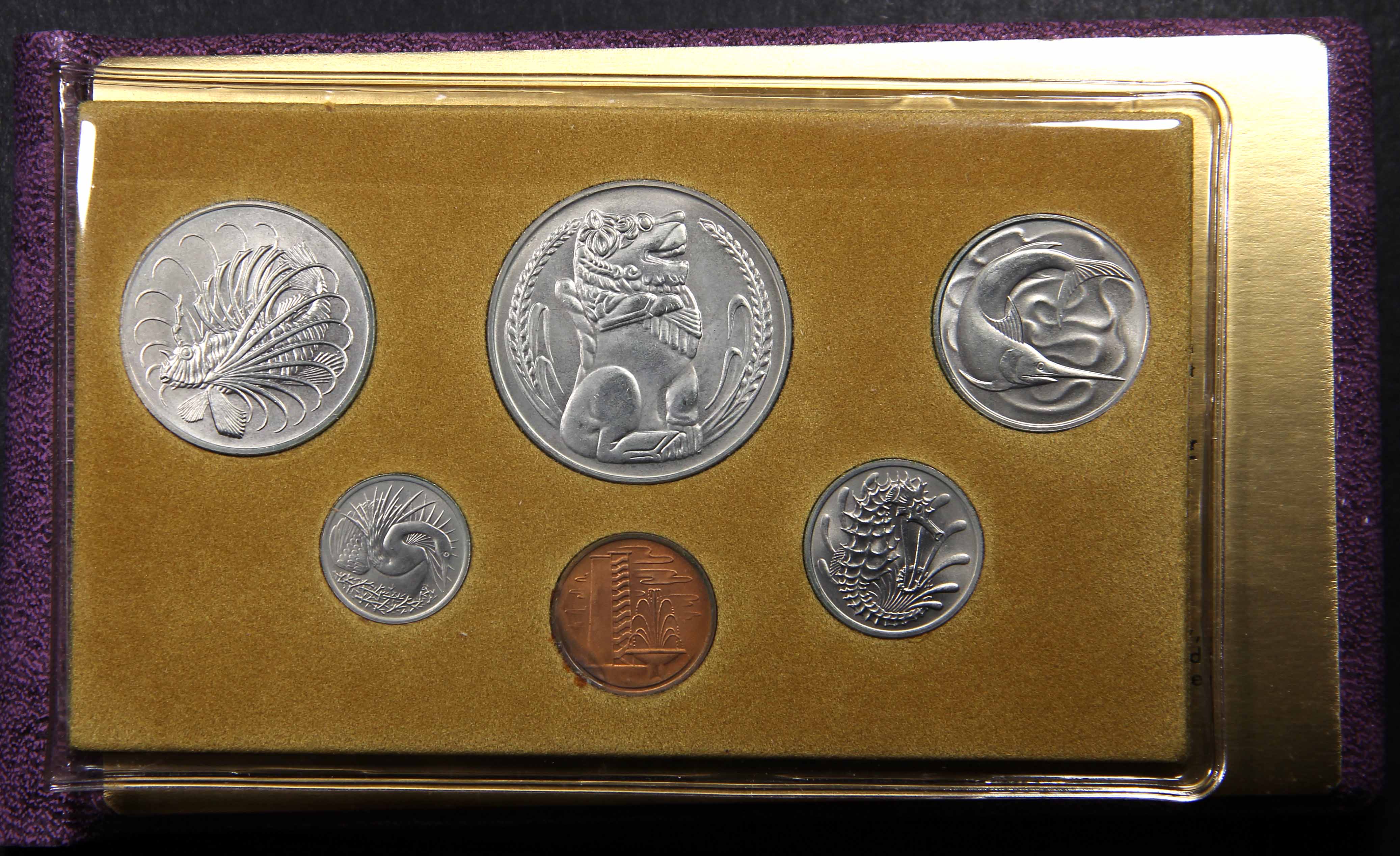 Singapore, 1978, 1 Cent-1 Dollar, The Year of The Horse coin
