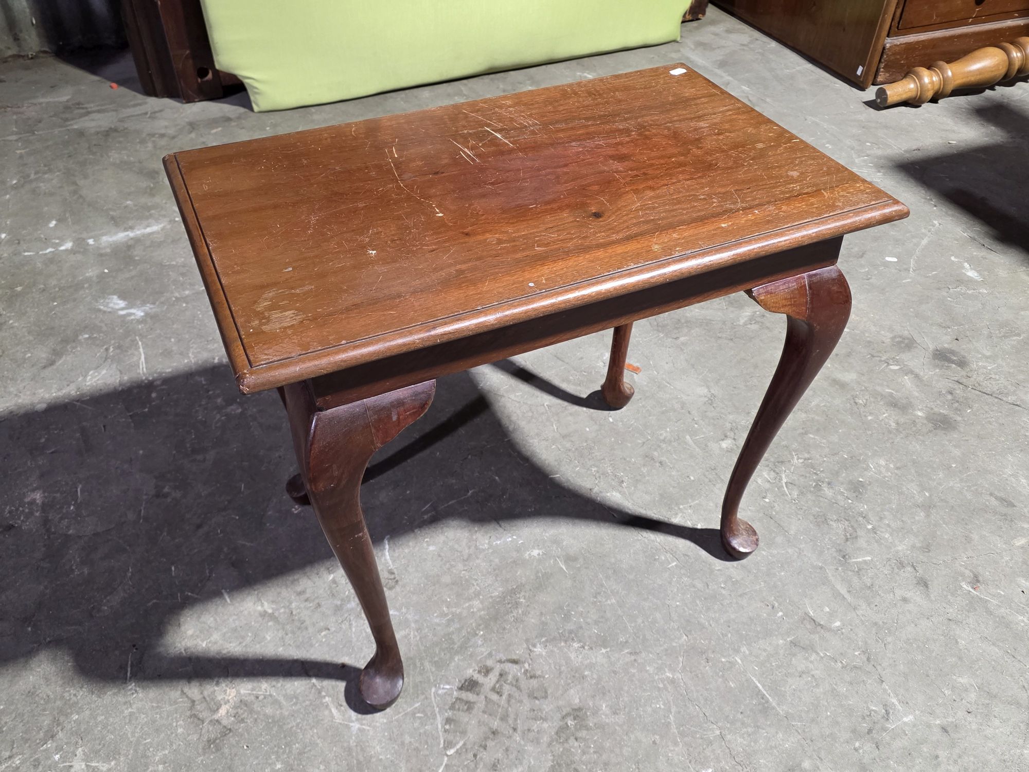 9 · PETITE HARDWOOD SIDE TABLE