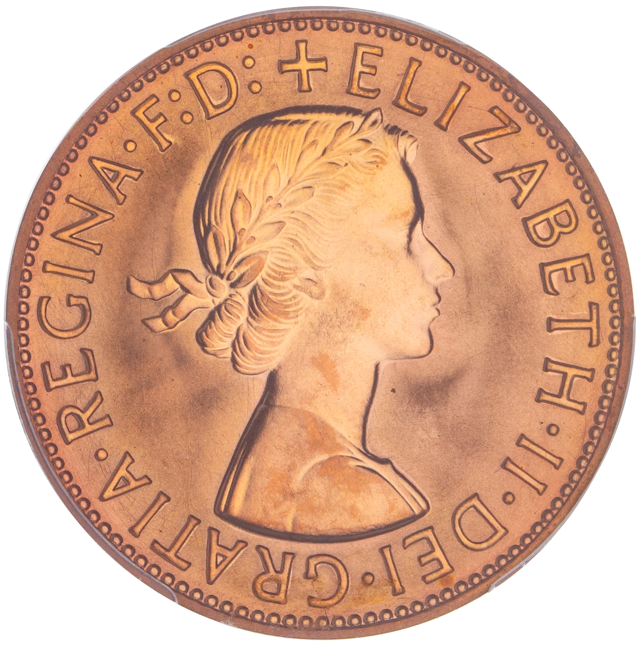 Elizabeth II, Penny, 1960-Y., PR 66RD