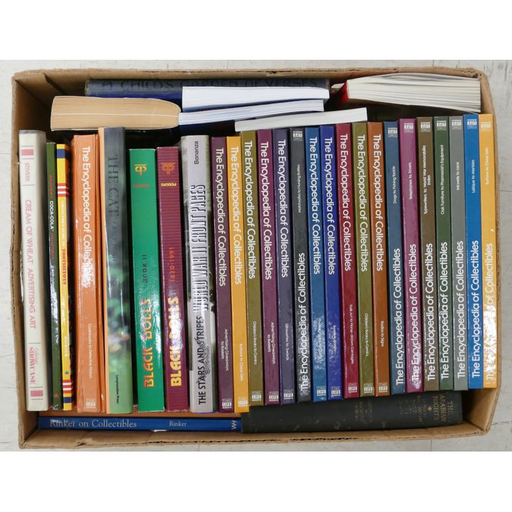 Box Encyclopedia of Collectibles Books etc.