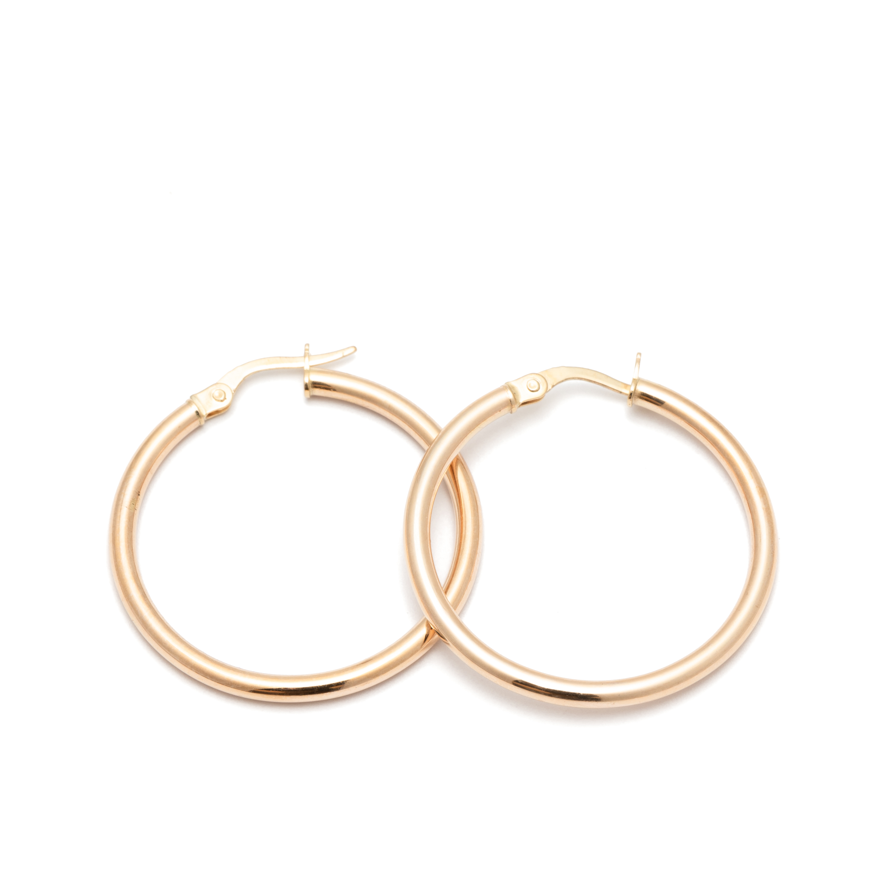 110 · 9ct Gold Hoop Earrings