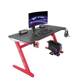 Pro Gamer Gaming Desk / Table Red Borders Pro gamer |