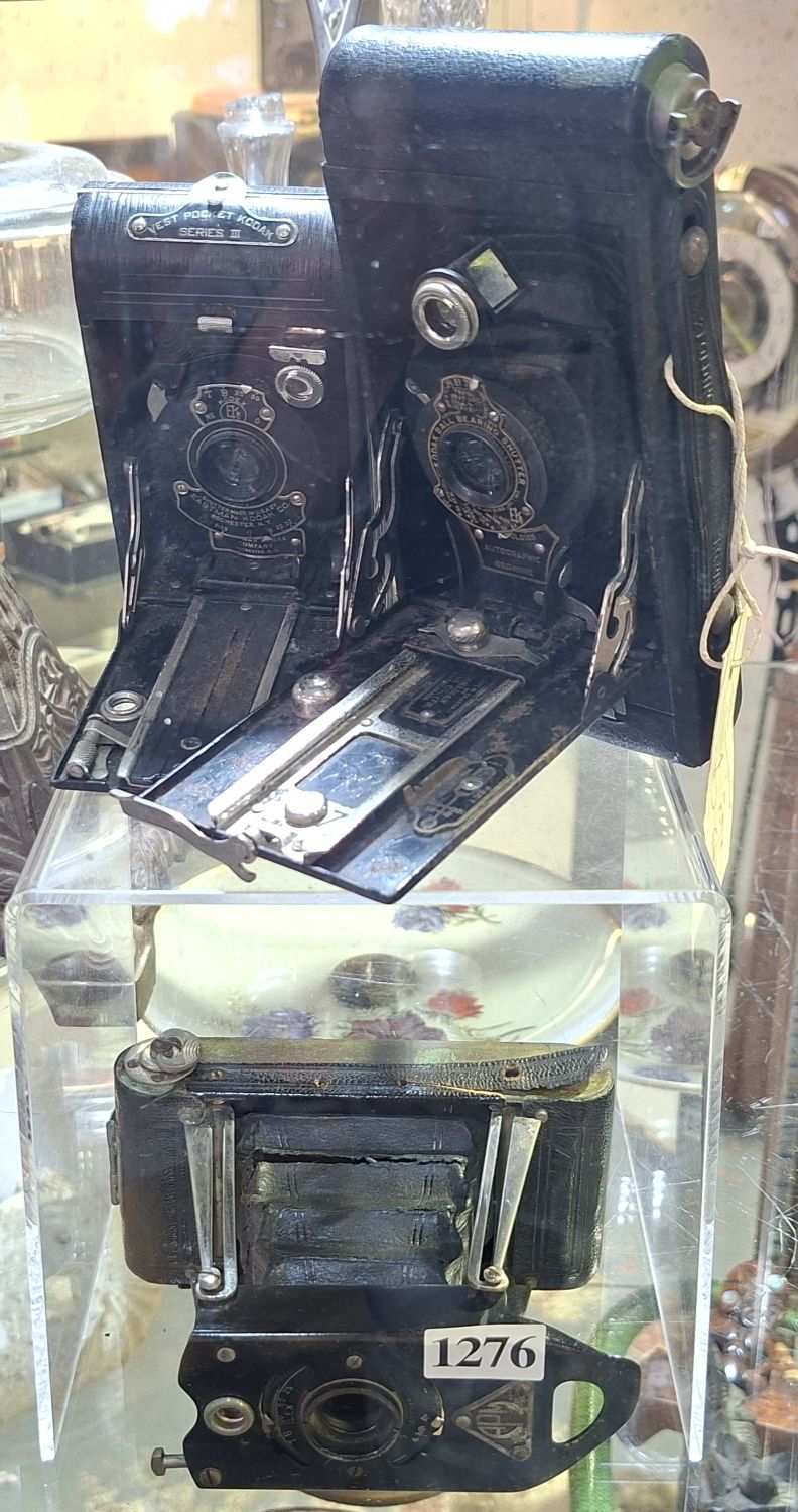 Vintage Kodak Folding Cameras