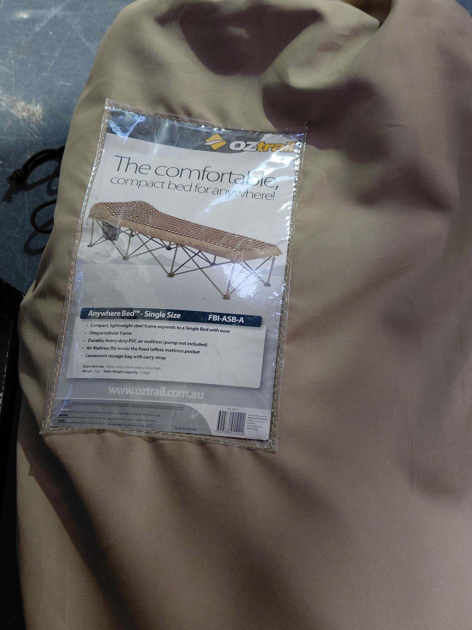 420 · OZTRAIL CAMPER BED
