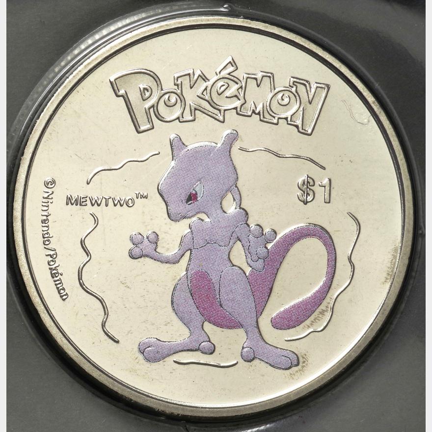 記念コインニウエ ポケモン ピカチュウ 2002年 1ドル カラー 記念硬貨 コイン 硬貨